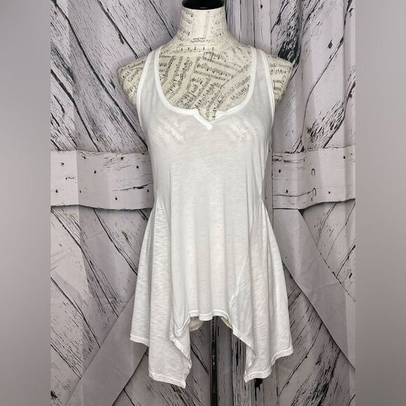Splendid Shark Bite Tank Top White XS - Picture 1 of 6